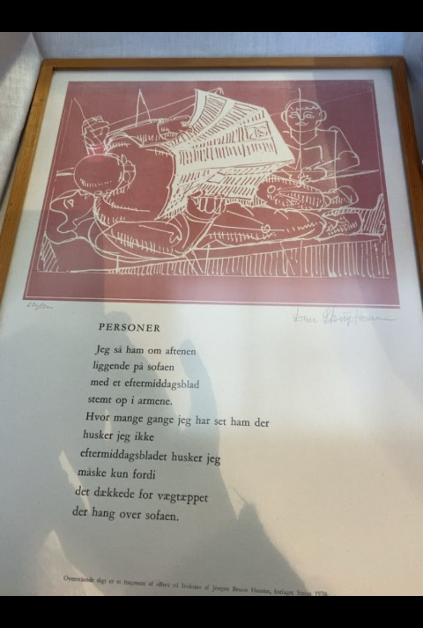 Dan sterup Hansen litografi